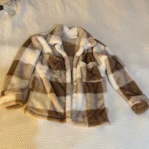 Plaid Fleece Jacket